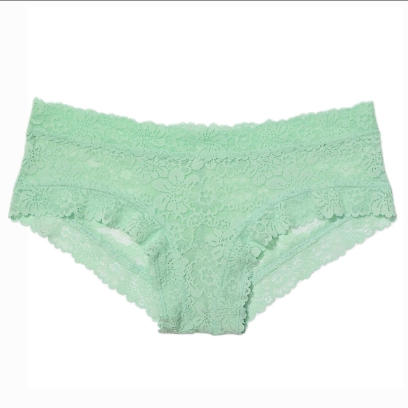 🆕Victoria’s Secret PINK - Wink Cheeky Panty in Mint - Small - NEW - Picture 1 of 4